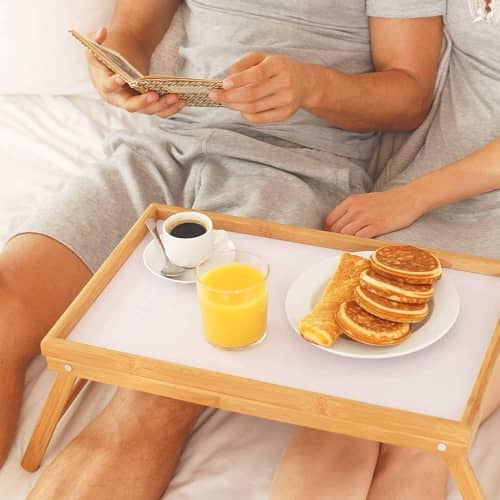 Mesa Plegable En Madera Para Desayunar Bandeja De La Cama - Bed Breakfast  Tray