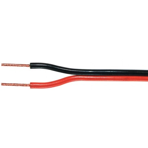 Cable para altavoz 2x 2.5 mm 100 M rojo-negro