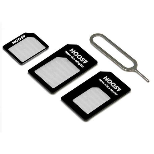 Adaptador de tarjeta nanoSIM microSIM y SIM para teléfono móvil distribuido  por CABLEMATIC ® 