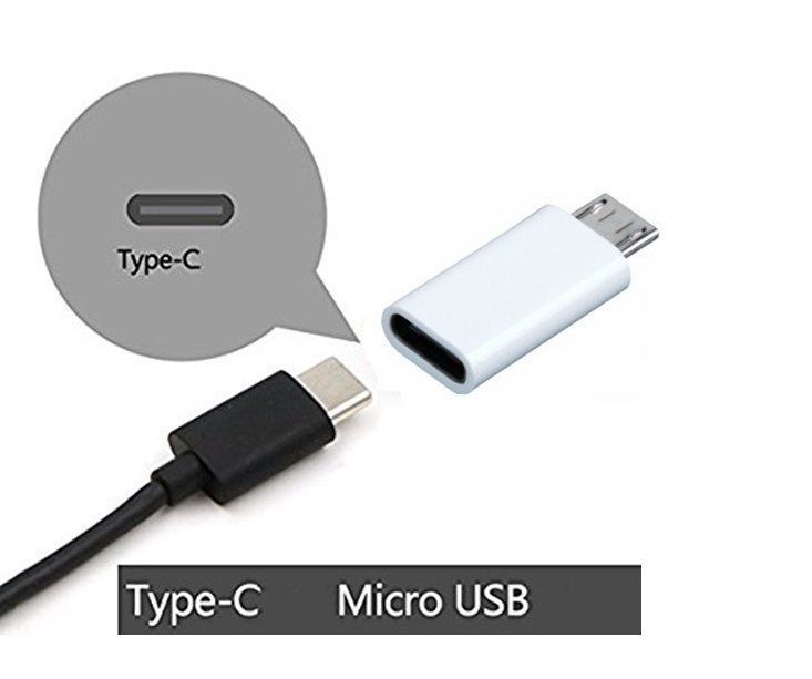 Adaptador USB Tipo C Macho a MicroUSB hembra