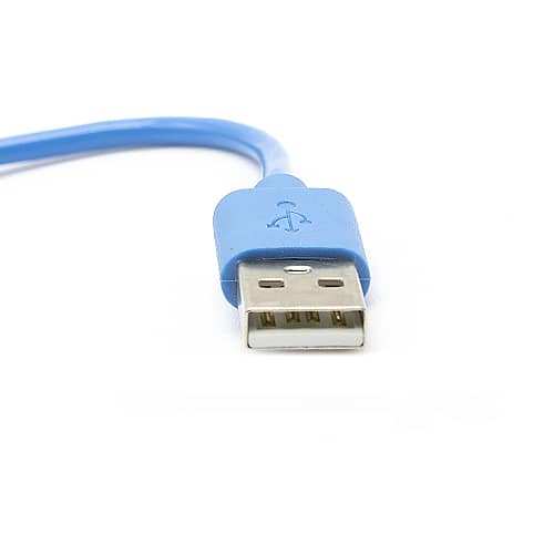 Cable USB 2.0 macho a micro USB B macho 1 M Azul
