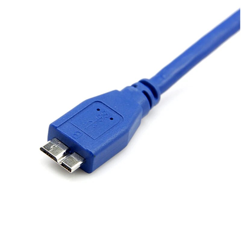 Cable USB 3.0 micro B macho 1 M Azul