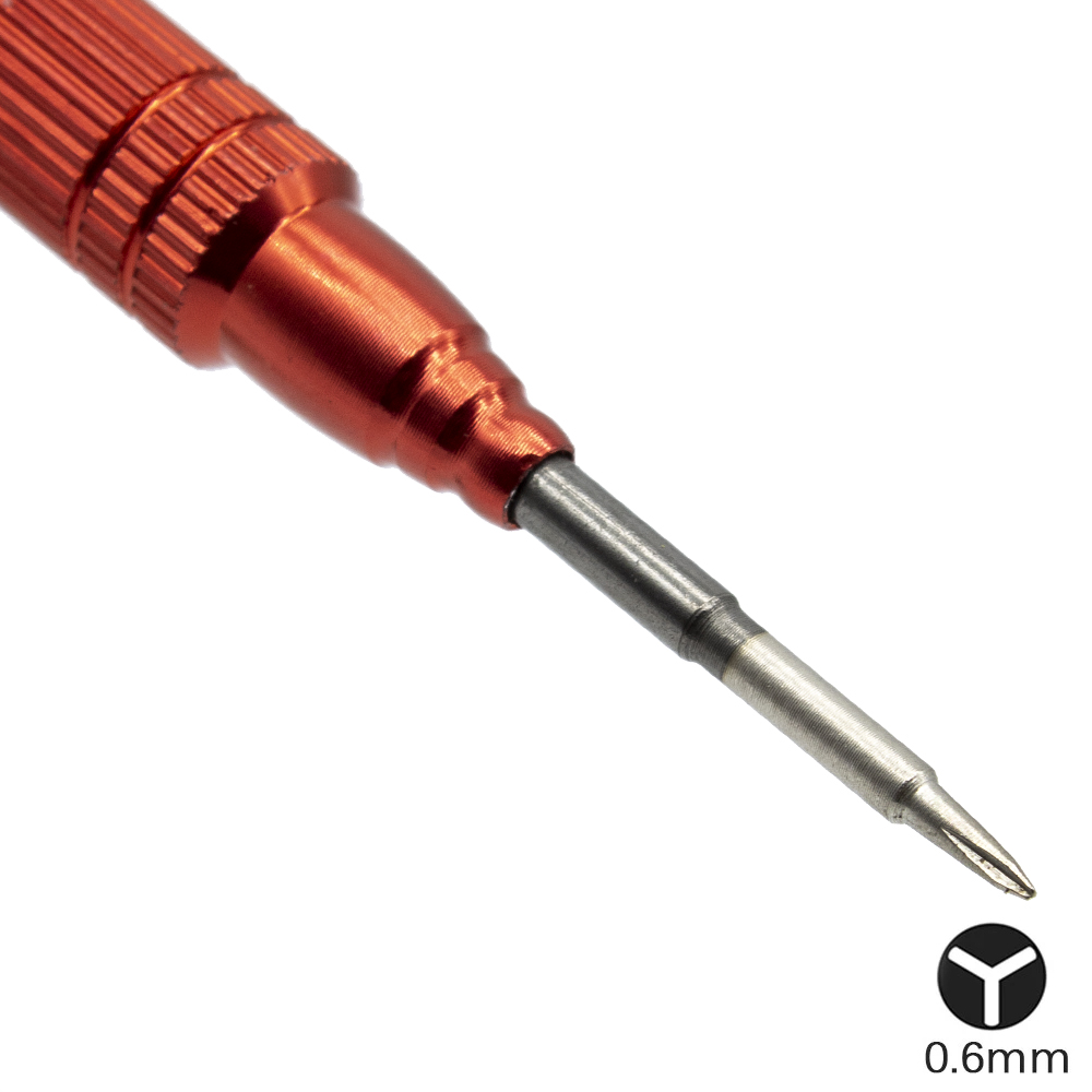Destornillador triwing reparacion punta 0.6 mm Rojo